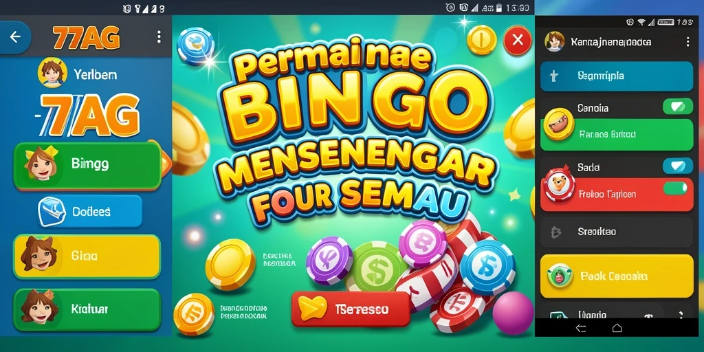 Tampilan gameplay Bingo yang seru dan mengasyikkan di 77AG.