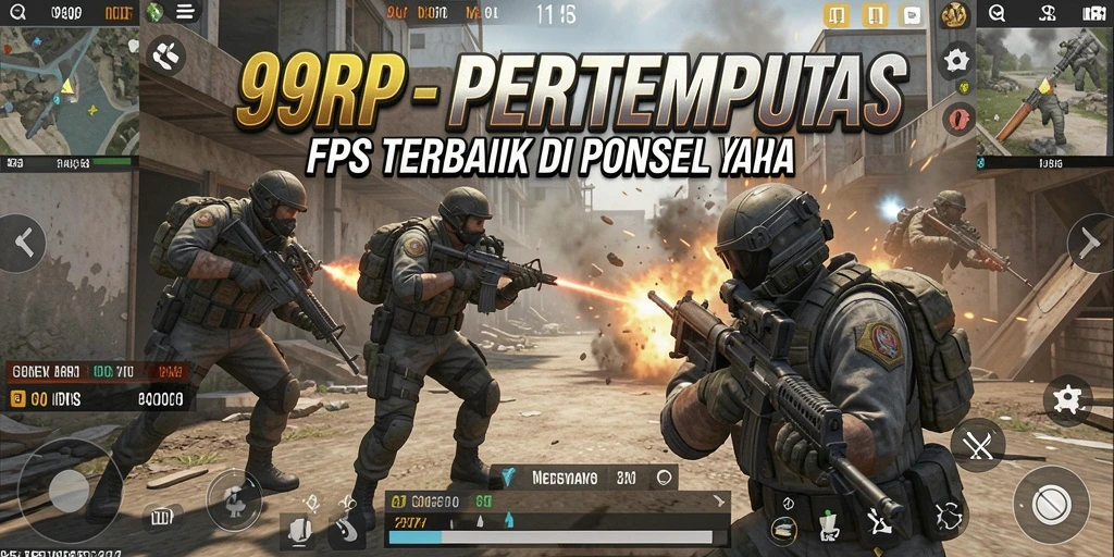 Tampilan menarik dari gameplay FPS 99RP dengan aksi mendebarkan.