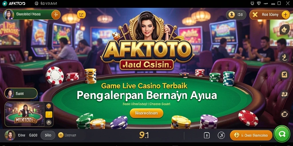 Gameplay momen nyata di Live Casino AFKTOTO yang mengasyikkan.