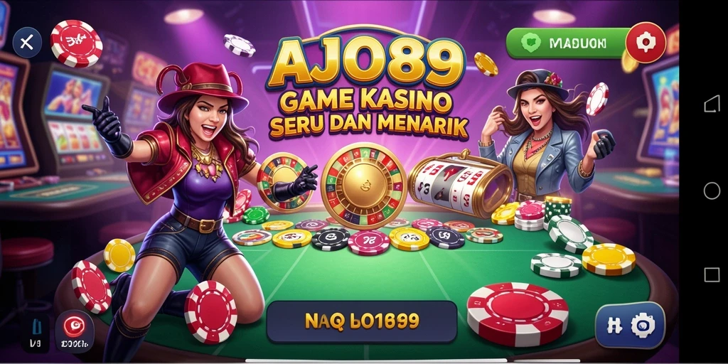 Tangkapan layar dari AJO89 menunjukkan gameplay Kasino yang mengasyikkan dan menyenangkan.