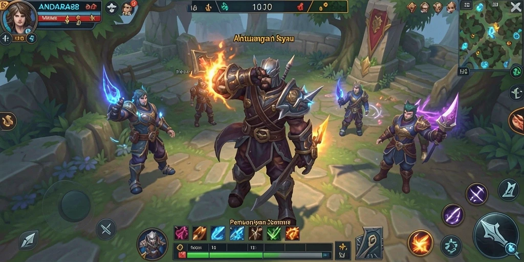 Tampilan gameplay ANDARA88 yang menakjubkan dalam dunia MMORPG.