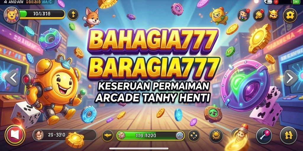 Tampilan gameplay seru dari BAHAGIA777 yang menantang dan menarik.