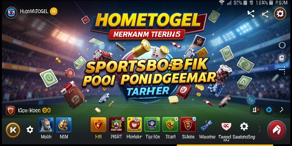 Tampilan menarik dari gameplay Sportsbook di HOMETOGEL.