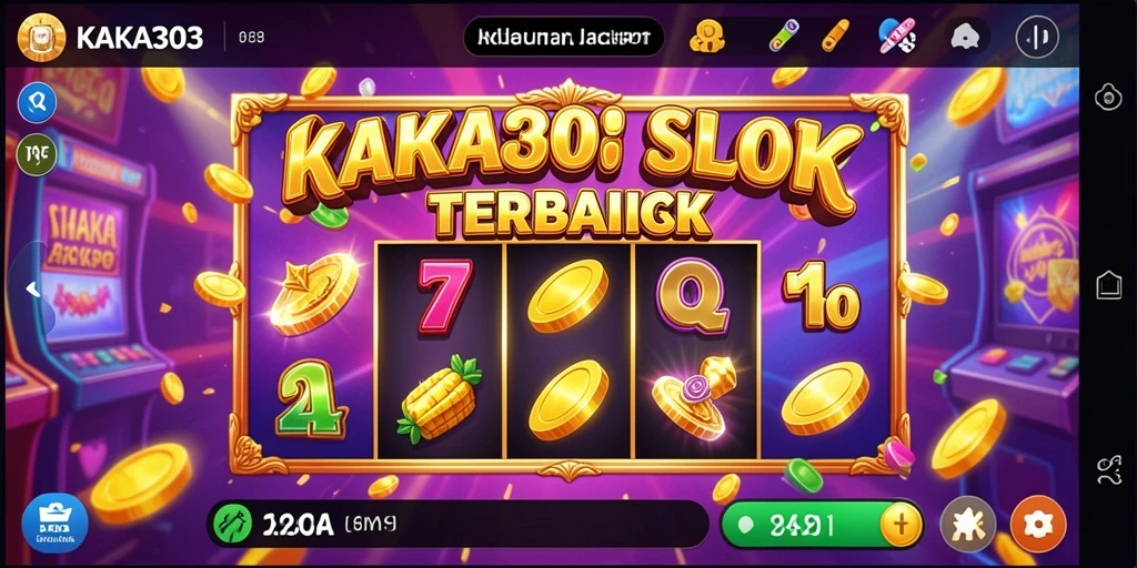 Tampilan menakjubkan gameplay KAKA303 dengan simbol dan fitur interaktif.