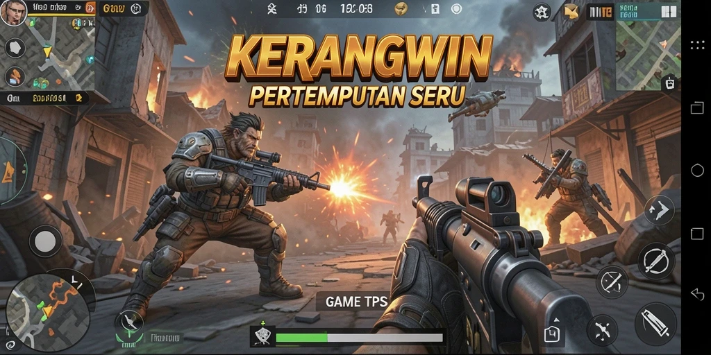 Tampilan gameplay KERANGWIN yang seru dan mendebarkan.