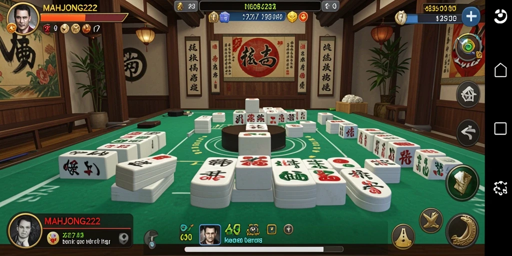 Tampilan mengesankan dari gameplay MAHJONG222 yang menarik dan kompetitif.