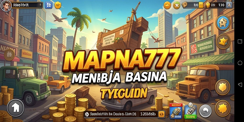 Screenshot utama MAPNA777 menampilkan gameplay seru di dunia Tycoon.