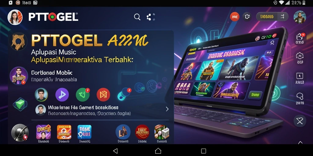 Tampilan gameplay PTTOGEL yang menarik dengan banyak pilihan musik.