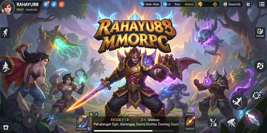 Screenshot gameplay <strong>RAHAYU88</strong> menampilkan aksi seru dalam pertempuran epik.