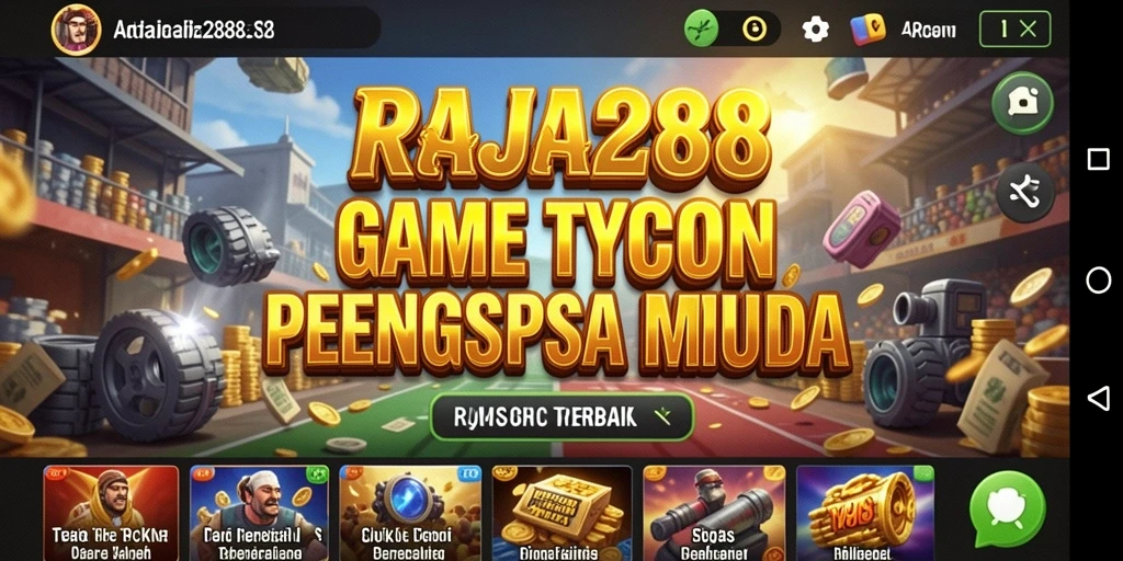 Tampilan gameplay menarik dari RAJA288 yang menggambarkan keseruan bermain Tycoon.