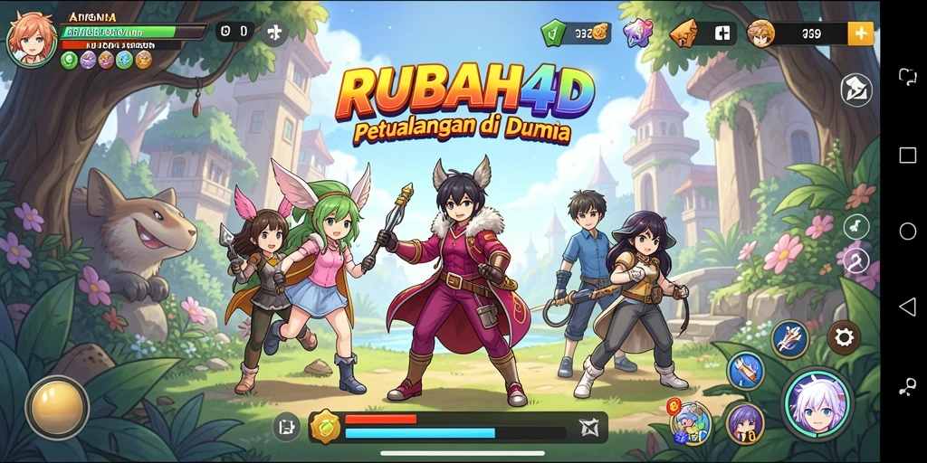 Tampilan menakjubkan dari gameplay RUBAH4D yang penuh aksi.