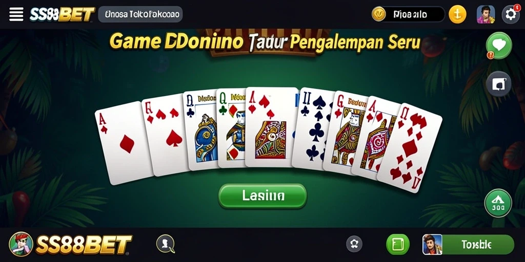 Tampilan gameplay seru dari SS88BET dengan aksi Domino yang mendebarkan.